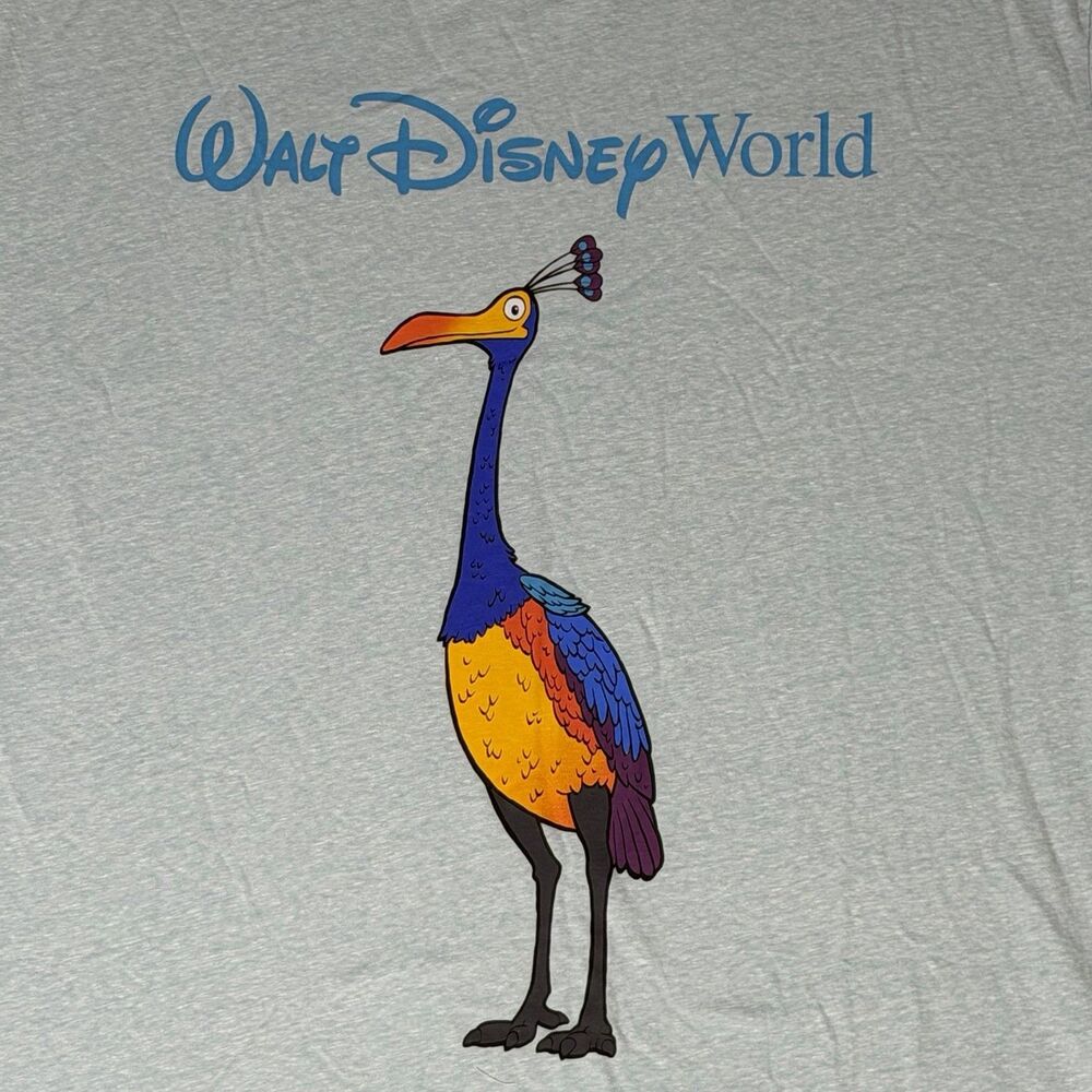 NWT Walt Disney World Pixar Up Kevin Bird Ringer T-Shirt Mens XL - Picture 2 of 6